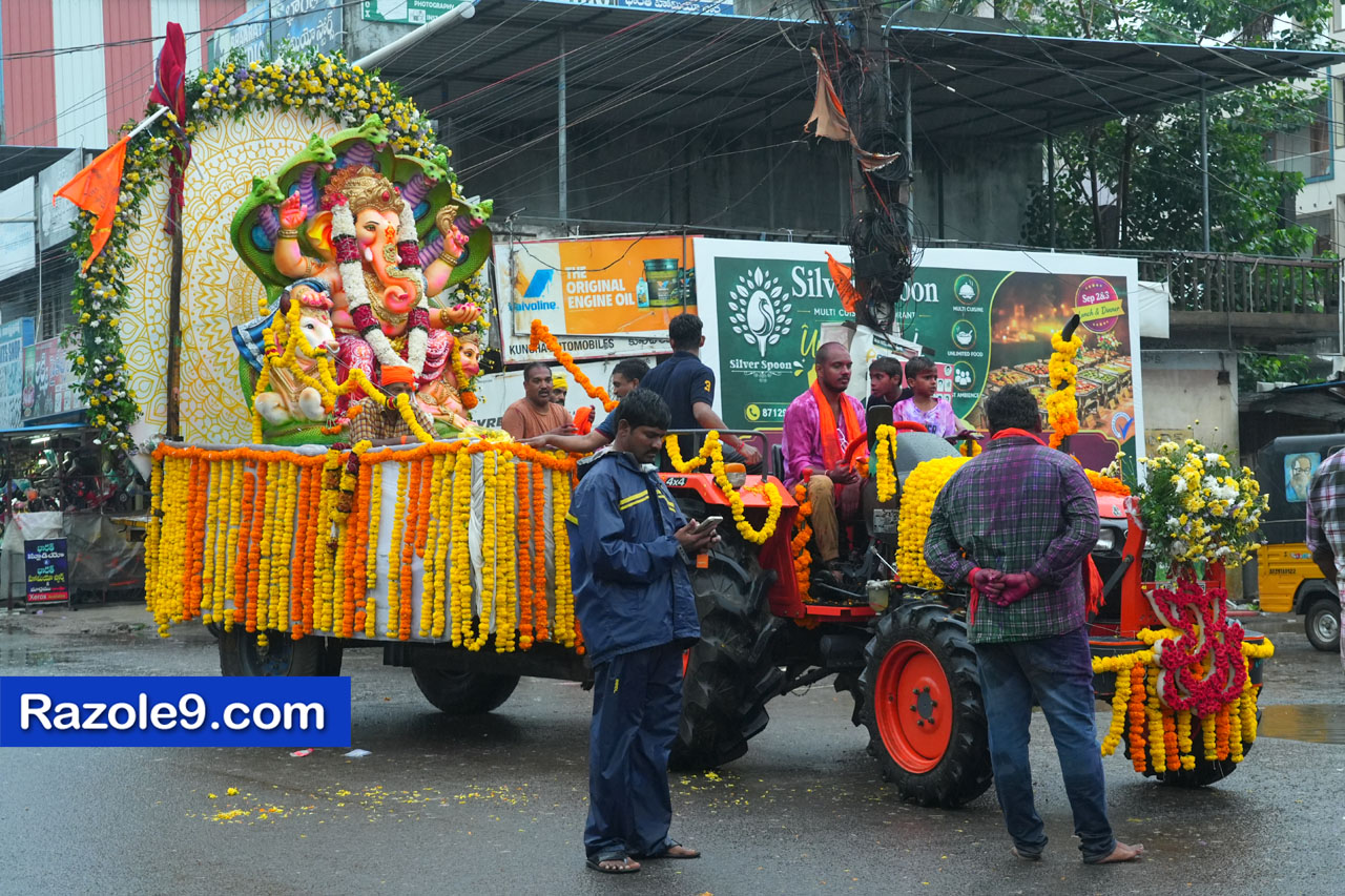 Razole Taluka Ganesh Nimajjanam
